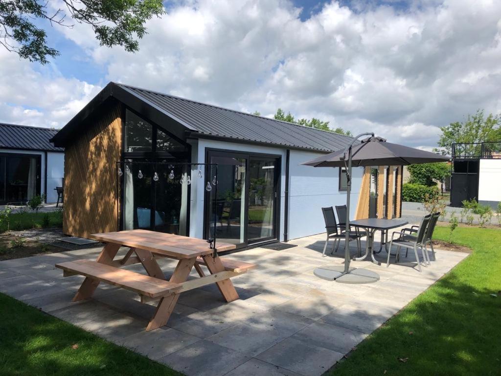 Luxe En Gezellig Chalet Aan Veluwemeer 4 Pers 许尔斯霍斯特 外观 照片