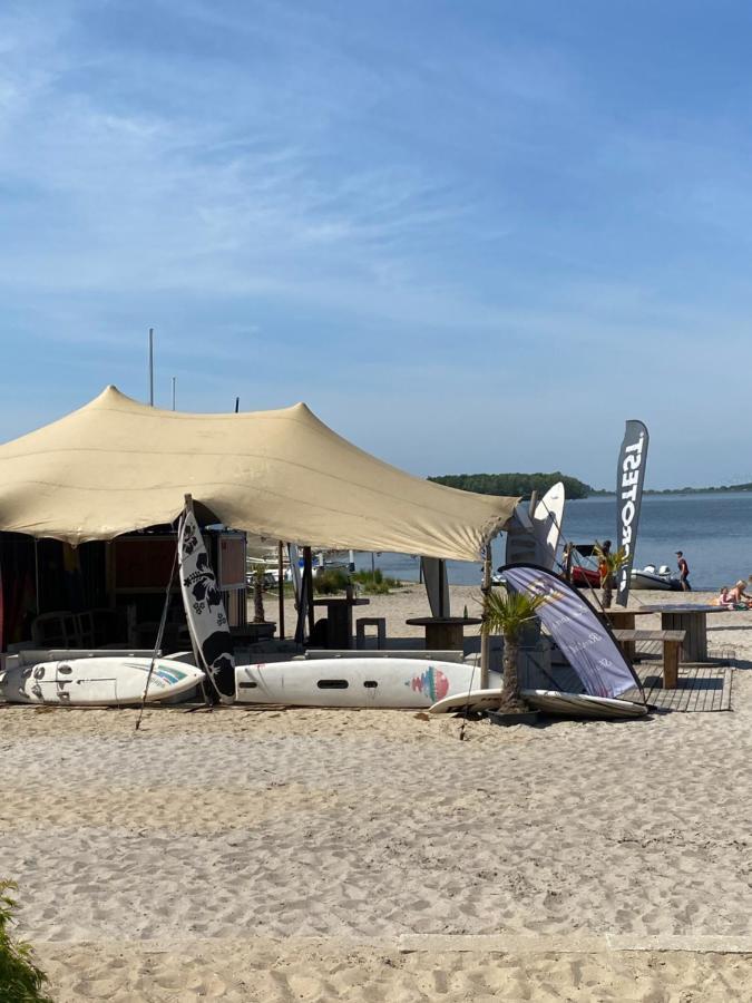 Luxe En Gezellig Chalet Aan Veluwemeer 4 Pers 许尔斯霍斯特 外观 照片